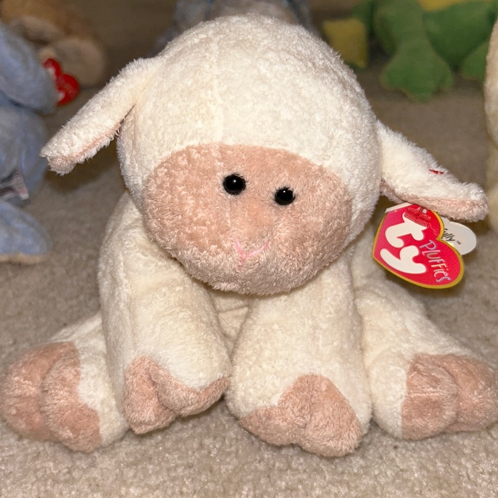 TY Beanie Babies Pluffies - Bashfully